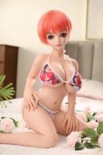 香港現貨極速發貨 - Aimi 清純甜美洋娃娃迷你巨乳蘿莉 金屬骨架超柔軟矽膠仿真性愛娃娃 100cm