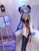 Amaya 動漫風藍髮牛角性感女魔王 超柔軟TPE身體仿真性愛娃娃 145 cm (附衣服和頭飾) - 虛擬情人