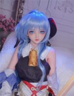 香港現貨極速發貨 - Amaya 動漫風藍髮牛角性感女魔王 超柔軟TPE身體仿真性愛娃娃 145 cm (附衣服和頭飾)