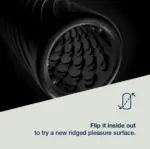 雙通道名器橫切面 - Arcwave Ghost Flip IT 可雙面使用手動迷你自慰器