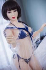 Bernadine 日系纖瘦身型水手服性感短髮女孩 附口交超柔軟TPE仿真性愛娃娃 148 cm - 立體構造