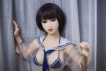 陪伴玩偶 - Bernadine 日系纖瘦身型水手服性感短髮女孩 附口交超柔軟TPE仿真性愛娃娃 148 cm