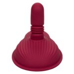 CEN Dual Rider 騎乘抽插磨擦 馬鞍刺激器 - 紅色 - 多頻刺激