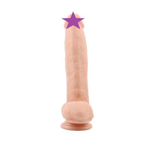 成人用品 - Chisa Ali Scott 12.4" 仿真陽具 - 肉色
