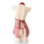 性感睡衣 - Costume Garden GB-557 透視旗袍 M - 紅色