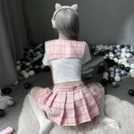 性感睡衣 - Costume Garden GB-608 女學生制服 M - 粉紅色
