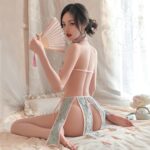 性感睡衣 - Costume Garden GB-718 淡灰色性感透視套裝