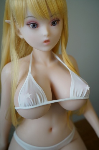 實體娃娃 - Elf Nao 迷你妖精蘿莉 靈活骨架超巨乳G罩杯 超柔軟鉑金TPE仿真性愛娃娃 80cm