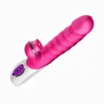 Erocome Cassiopeia 抽插吸啜震動棒 - 櫻桃粉色