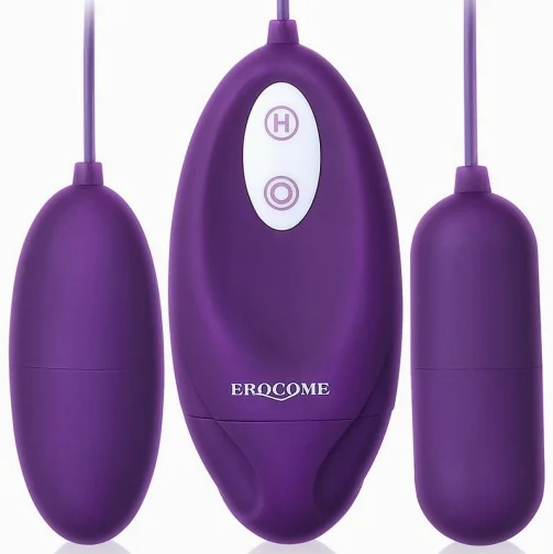 Erocome Lyra Duo 雙重震蛋 - 紫色