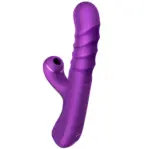 Erocome Phoenix 吸吮及抽插震動棒 - 入體式人體工學弧度