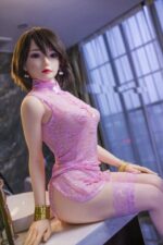 香港現貨極速發貨 - Evelyn 日系纖瘦身型古典大氣短髮女孩 附口交超柔軟TPE仿真性愛娃娃 148 cm