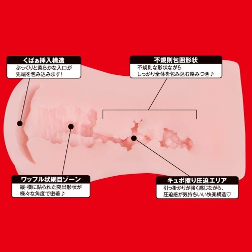男用玩具 - EXE 安齋拉拉女優仿真自慰器