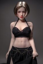 Georgia 冷豔女神迷你動漫蘿莉 靈活骨架超柔軟矽膠仿真性愛娃娃 60 cm - 矽膠手感