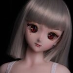 矽膠娃娃首選：Gina 迷你動漫白滑蘿莉 柔軟矽膠身體仿真性愛娃娃 60cm (乙烯基頭) (當日發貨)