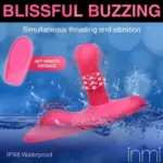 液態矽膠柔軟觸感 - Inmi 旋轉式震動型坐墊