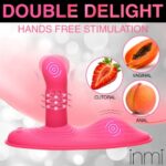 Inmi 旋轉式震動型坐墊 - 粉紅色 - 多頻刺激