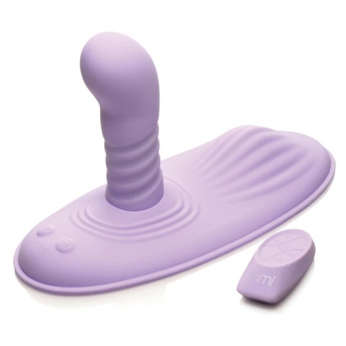 [無線遙控] Inmi 抽插式震動型坐墊 附遙控 - 紫色 - JoyToy 香港 正品