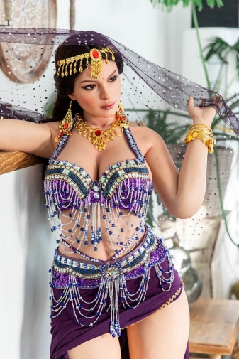 實體娃娃 - Jameela 歐洲外貌柔軟肌膚 超逼真金屬骨架大屁股矽膠性愛娃娃 165 cm