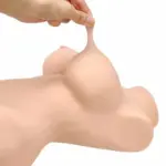 真實潤滑油使用效果 - Jorokumo Brandi Torso 5公斤 仿真自慰器