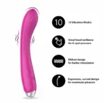 KIKO G-Force Powerful G-Spot Vibrator - Rose Red