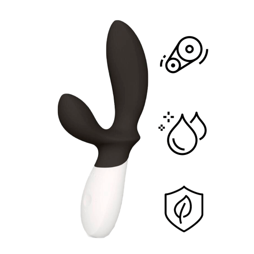 【震動肛塞】Lelo Loki Wave 2 震棒 - 黑色 官方授權
