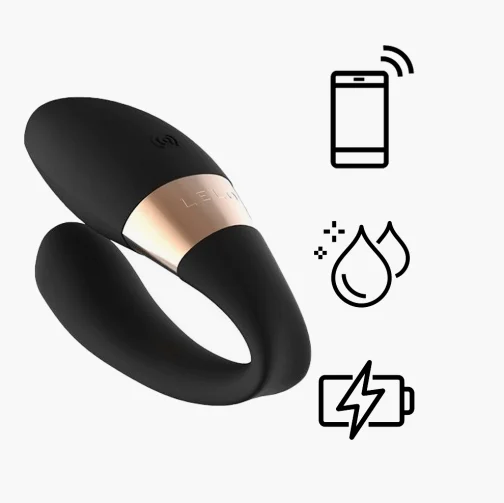 Lelo Tiani Harmony 可APP控制情侶共震器 - 黑色