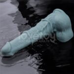 Lovetoy 11吋抽插式震動仿真陽具 - 藍色 - 多頻刺激