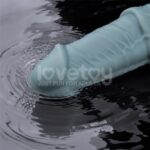 香港現貨極速發貨 - Lovetoy 11吋抽插式震動仿真陽具 - 藍色