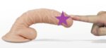 震動按摩 - Lovetoy 7.5" 仿真震動假陽具 - 膚色