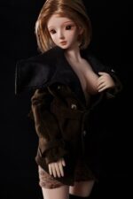Miyabi 迷你清純動漫苗條蘿莉 超柔軟矽膠身體仿真性愛娃娃 60cm (乙烯基頭) - 立體構造