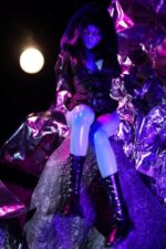 Momoko 哥特風暗黑迷你動漫妖精蘿莉 藍眼睛柔軟矽膠仿真性愛娃娃 60cm - 虛擬情人