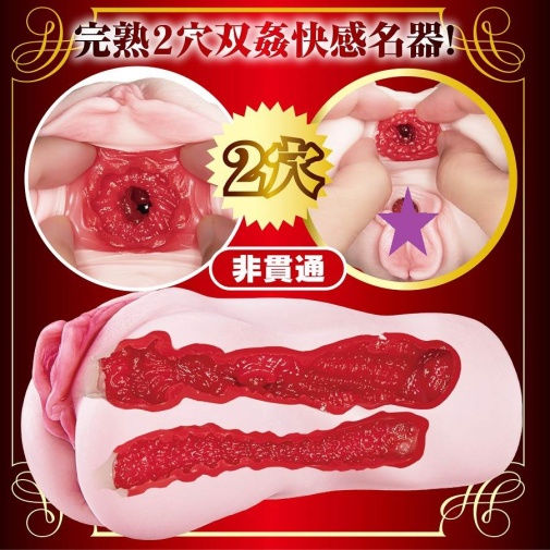 男用玩具 - NPG 山岸逢花 熟女之星 2穴自慰器