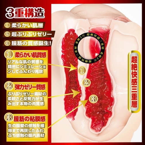 男用玩具 - NPG 森日向子 榮譽之名器 2 自慰器