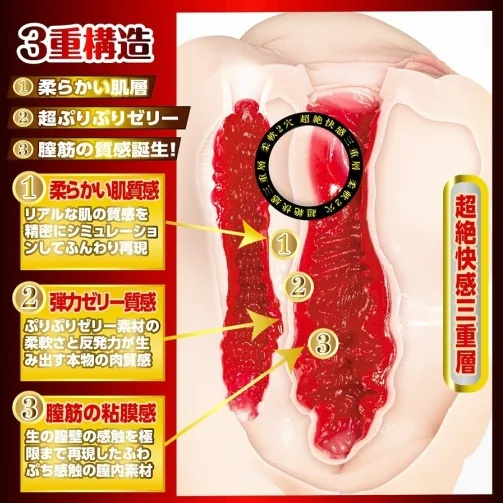 真空負壓吸吮結構 - NPG 森日向子 榮譽之名器 2 自慰器