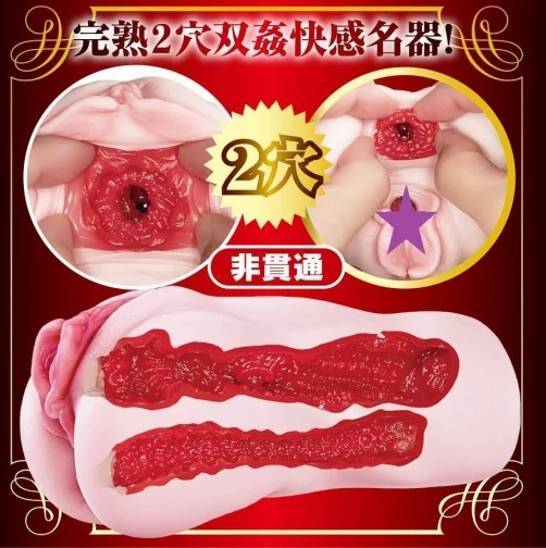 真空負壓吸吮結構 - NPG 山岸逢花 熟女之星 2穴自慰器
