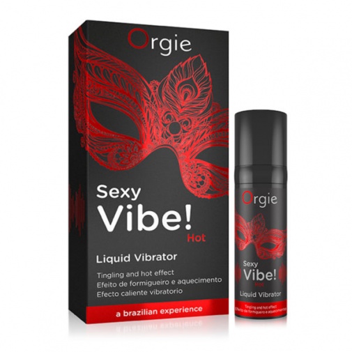 [男朋友禮物] Orgie Sexy Vibe Hot - 促進性高潮興奮麻刺熱感凝膠 - 15ml - JoyToy 香港 正品