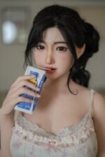 真實膚質 - Rina 韓系小清新果汁女孩 E罩杯金屬骨架果凍軟胸 超柔軟矽膠仿真性愛娃娃 159 cm