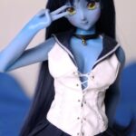 [女性矽膠娃娃] Sailor Moon 迷你妖精蘿莉 藍皮膚柔軟矽膠身體仿真性愛娃娃 60cm (乙烯基頭) - JoyToy 香港 正品
