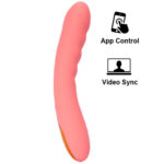 SVAKOM Ava Neo APP 智能遙控 抽插式震動棒 - 蜜桃粉：專業App 搖控震蛋系列 (智能手機控制)