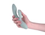 私密玩具 - SVAKOM Chika 加熱式智能兔子按摩棒 - Turquoise Grey
