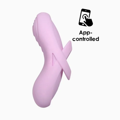 SVAKOM Echo 2 APP控制柔軟指尖震動器 - 粉紫色