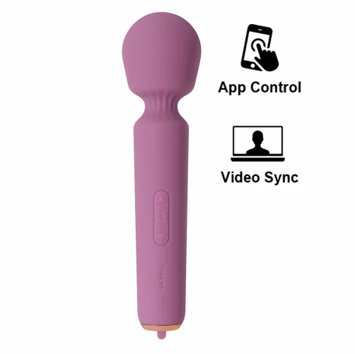 SVAKOM Mini Emma Neo APP智能遙控&互動迷你按摩棒 - 浪漫粉紫