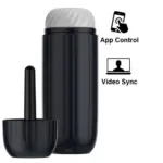 SVAKOM Sam Neo 2 Pro 可加熱吸啜&震動式智能電動飛機杯- 深藍色