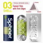 真空負壓吸吮結構 - Tenga Spinner 03 Shell 飛機杯