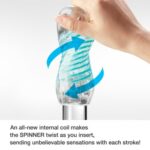 Tenga Spinner 03 Shell 飛機杯 - 綠色 - 仿真觸感