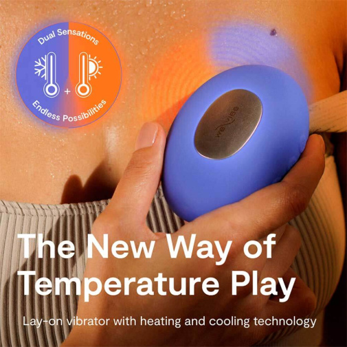 震動按摩 - We-Vibe Temp 可調節冷熱感按摩器 - 薰衣草藍