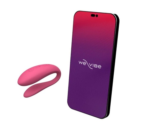 震動按摩 - We-Vibe Sync Lite 情侶共用震動器 - 粉紅色