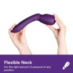 We-Vibe Wand 2 手持式超強力柔軟矽膠按摩棒 - 紫色 - 酥麻快感