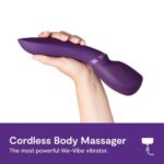We-Vibe Wand 2 手持式超強力柔軟矽膠按摩棒 - 紫色 - 情趣震動